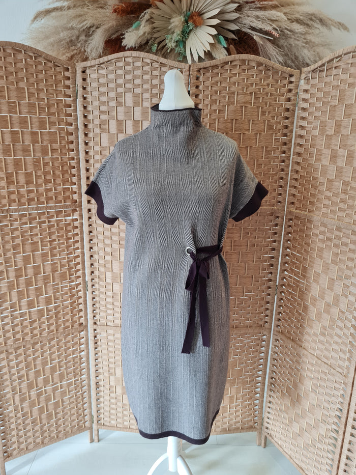Fenella Brown Jumper Dress 12/14