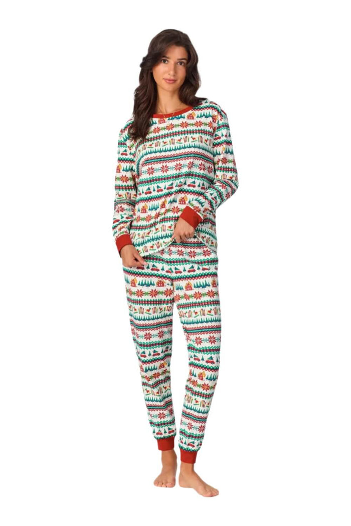 Bedhead Festive Fairisle Long Sleeve Jogger Set