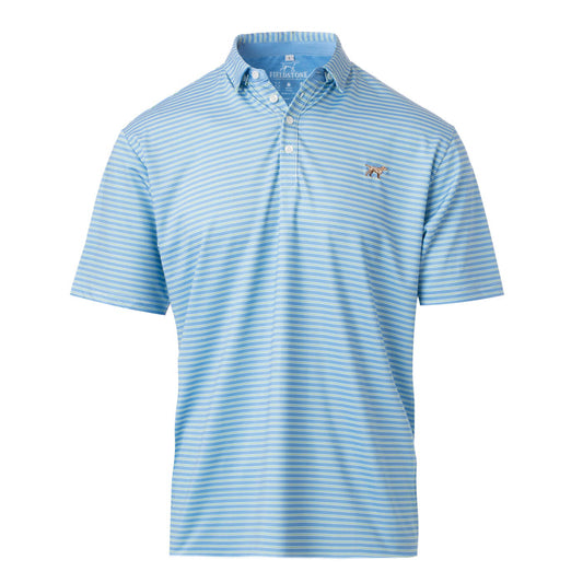 Fieldstone Blue Stripe Carlisle Polo