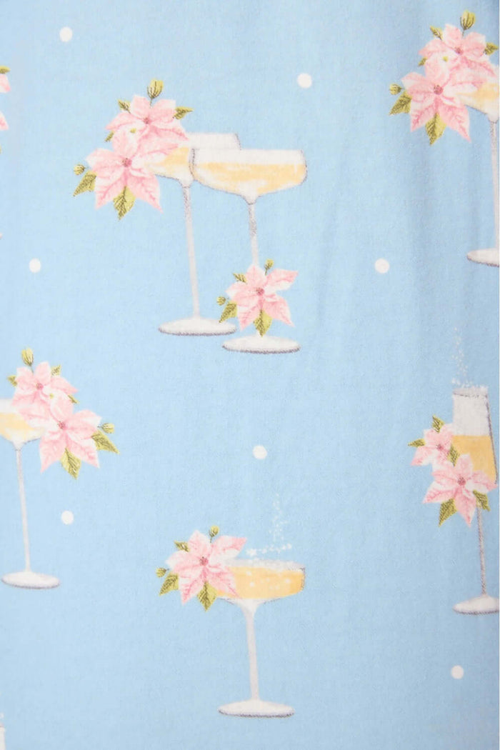 PJ Salvage Fizz the Season Flannel Long PJ Set