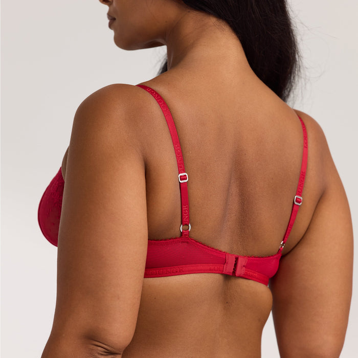 Flirt Balcony Bra - Maroon