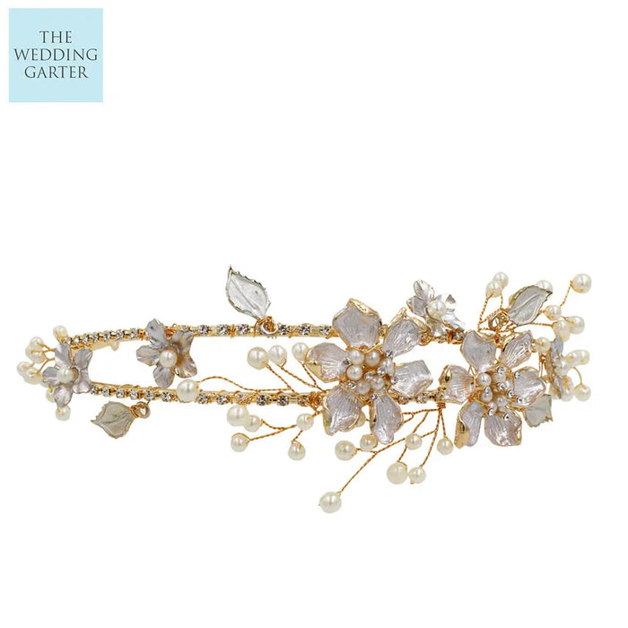 gold bridal crown