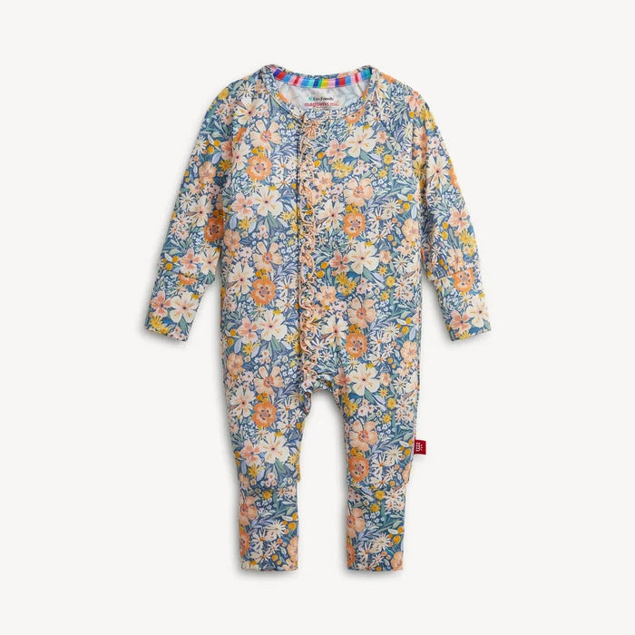 Floral Modal Ruffle Convertible Coverall