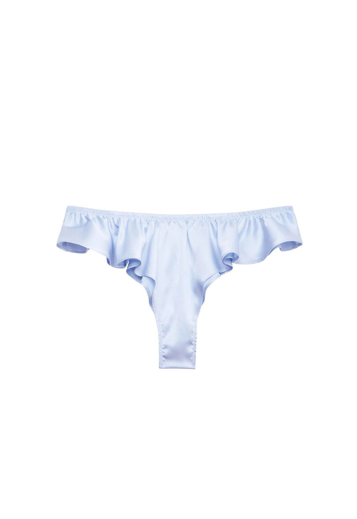 Fleur du Mal Flutter Panty in Ice Queen