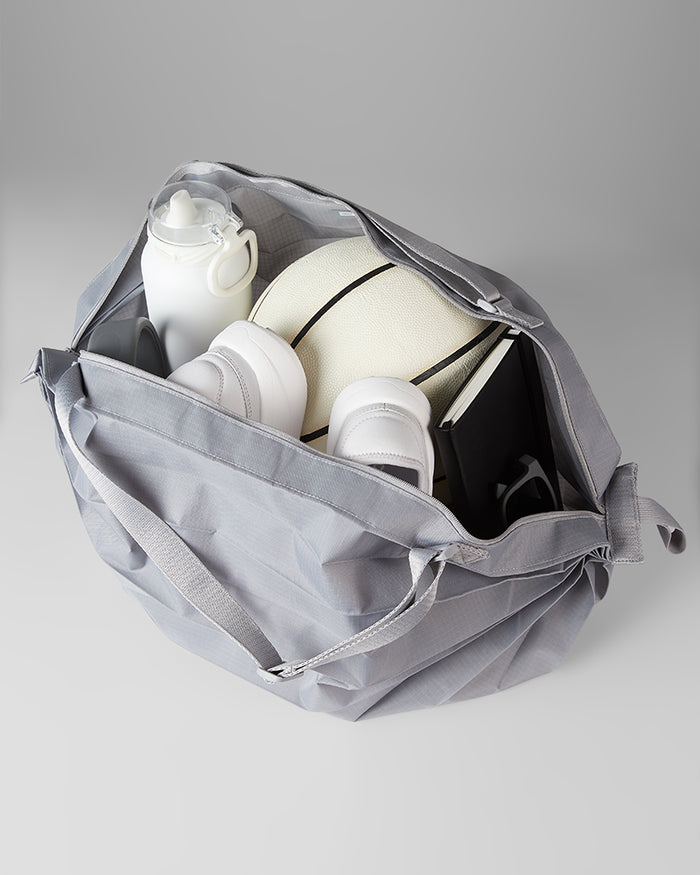 32 Degrees Grey _ Foldable Duffel Bag {bottom}{right}