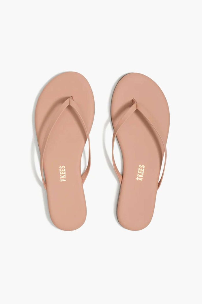 TKEES Foundations Matte Flip Flop in Nude Beach