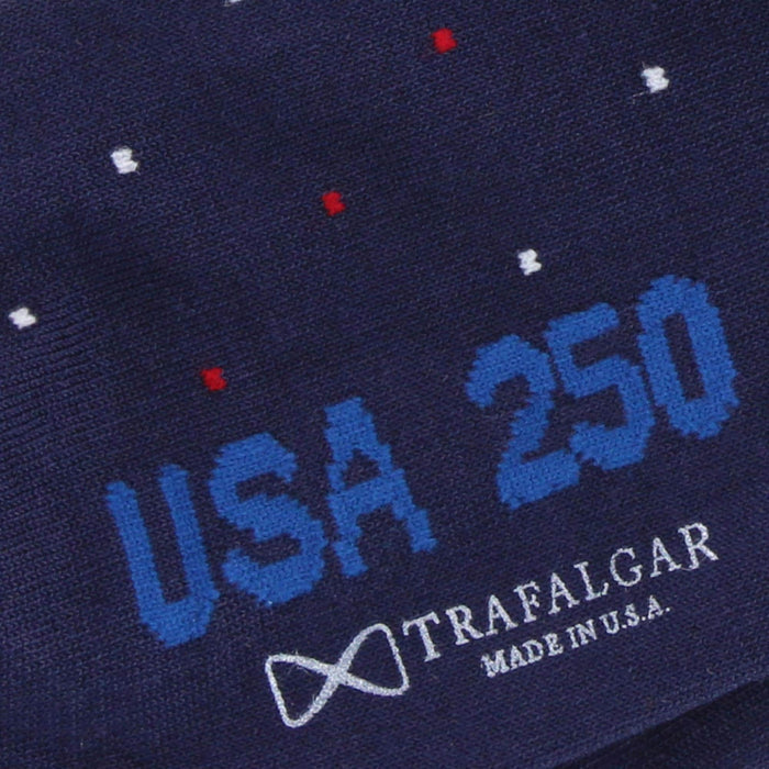 Navy Blue with Polka Dots