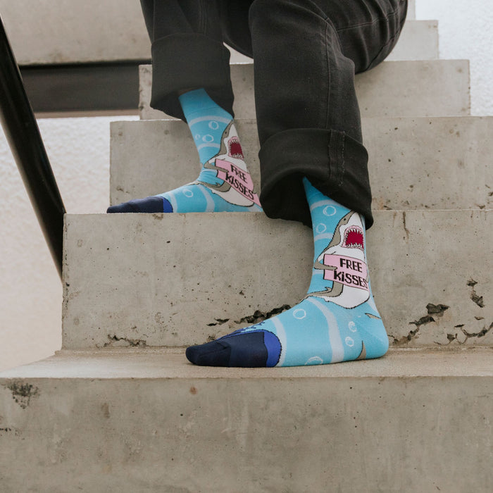 Free Kisses Bamboo Socks