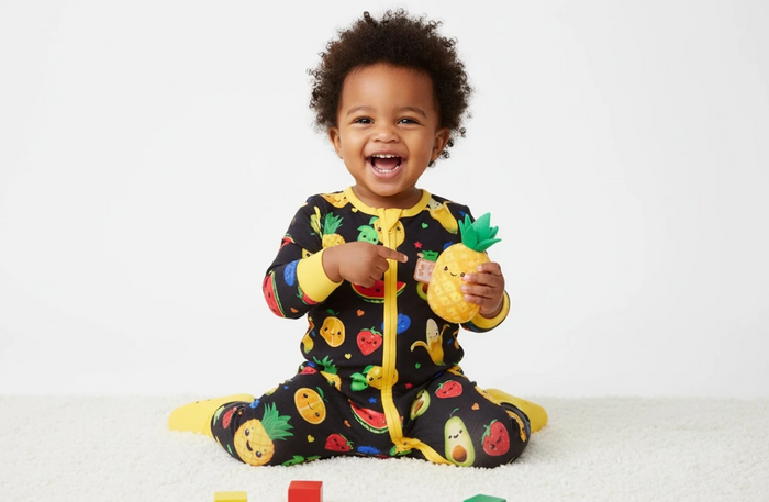 Fruity Bamboo Viscose Zip up Sleeper Unisex image 0