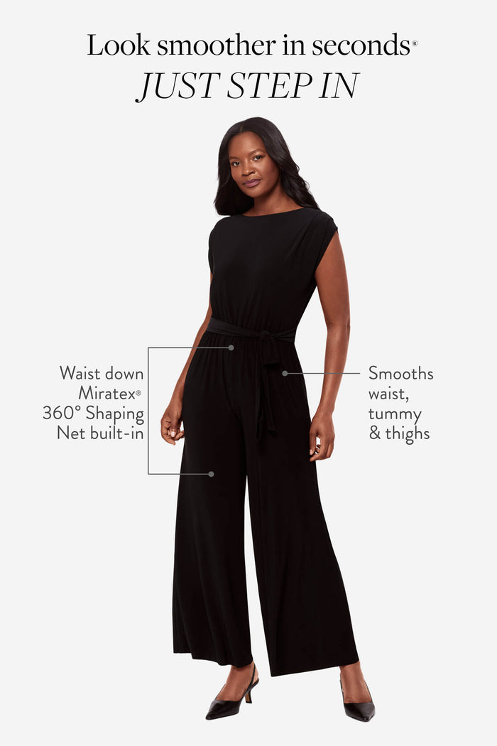 Gabi Shaping Jumpsuit in Black