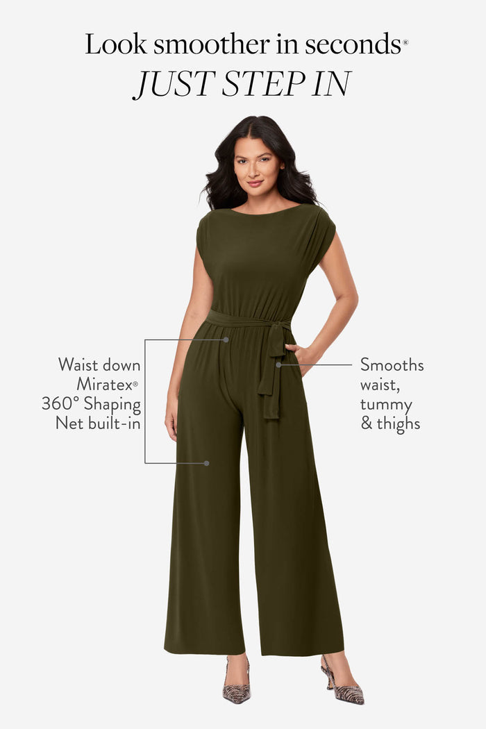 Gabi Shaping Jumpsuit in Nori