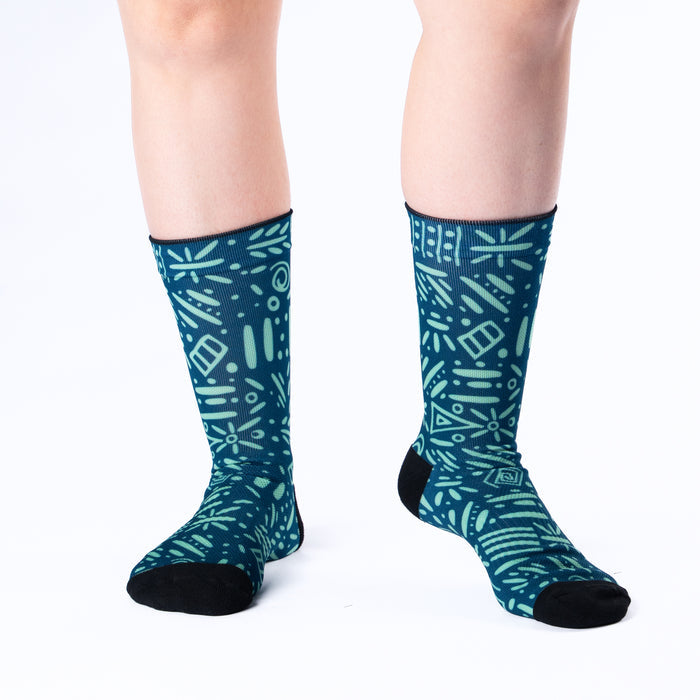 Geo Pattern Unisex Active Socks