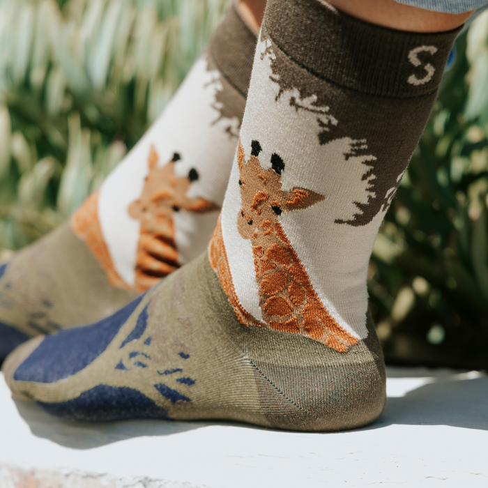 Giraffe Bamboo Socks
