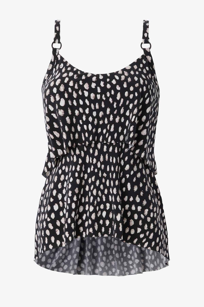 Grace Tankini Top in Pebbles