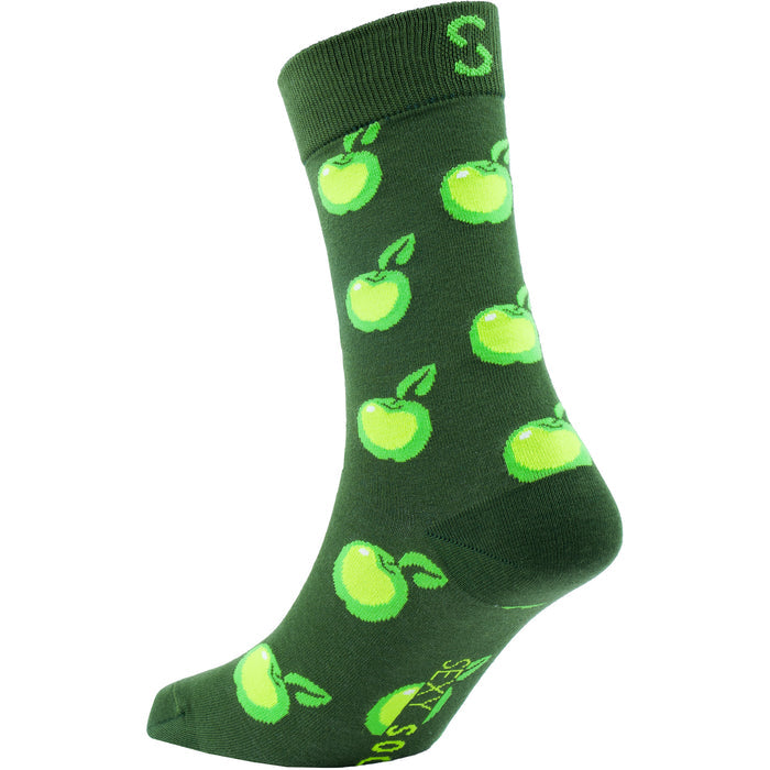 Green Apples Cotton Socks