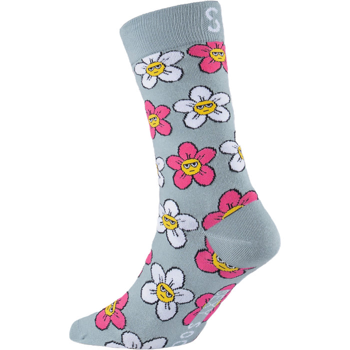 Grumpy Daisies Cotton Socks