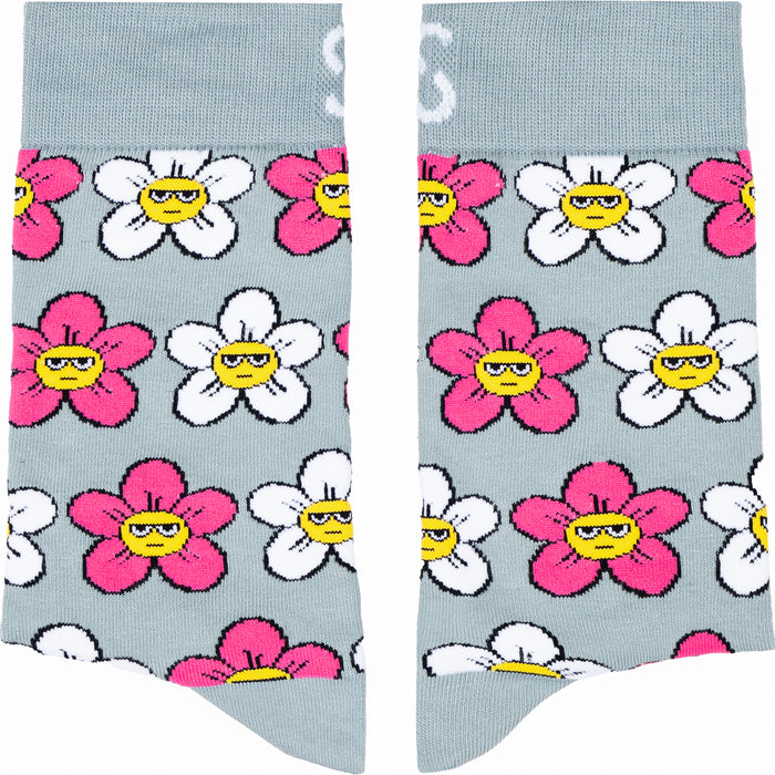 Grumpy Daisies Cotton Socks