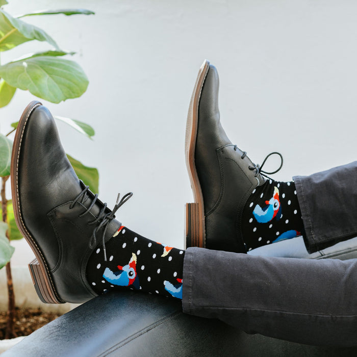 Guinea Fowl Cotton Socks