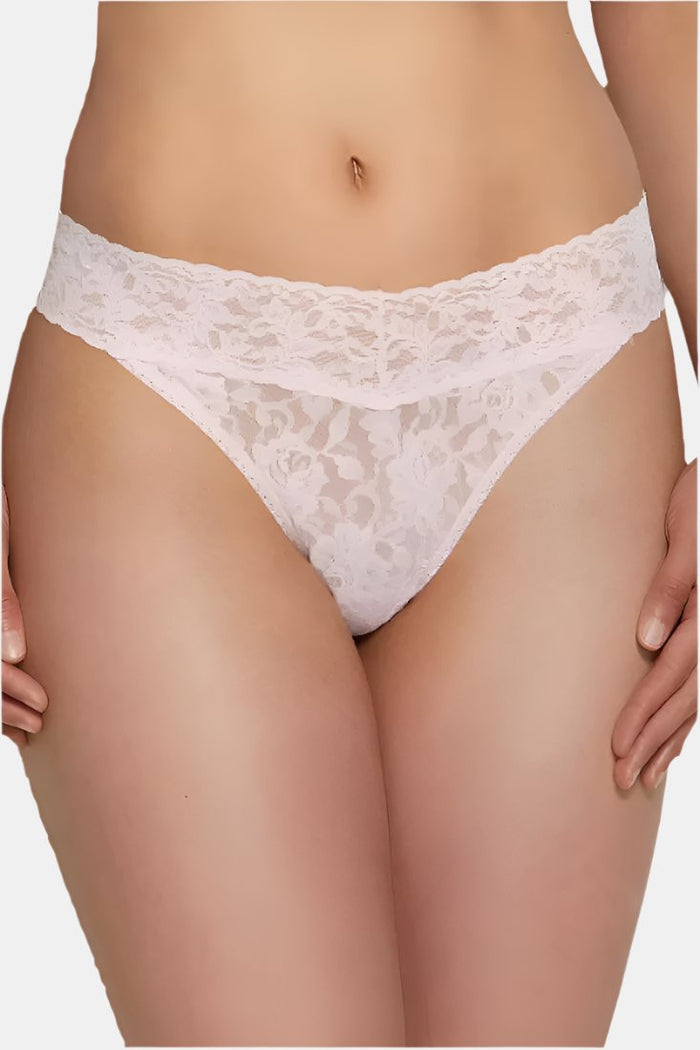 Hanky Panky Original Rise Thong Color: Bliss Pink  at Petticoat Lane  Greenwich, CT