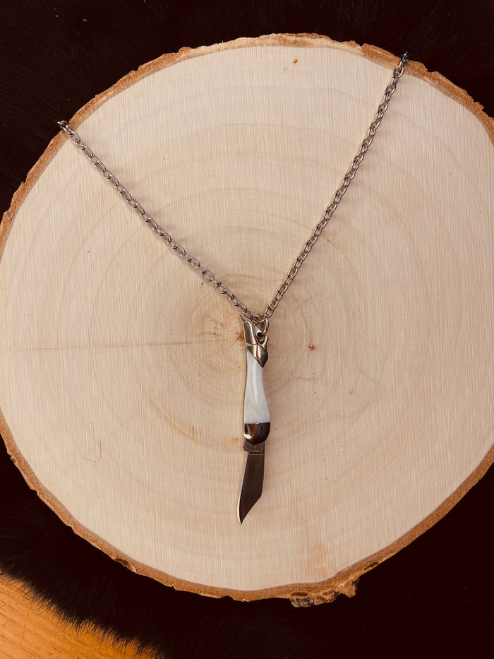 High Heel Switchblade Necklaces