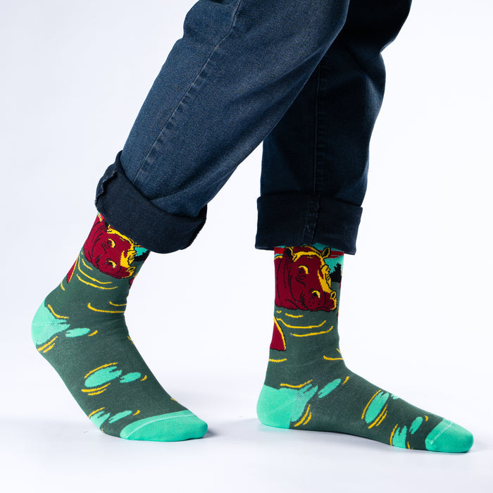 Hippo Bamboo Socks