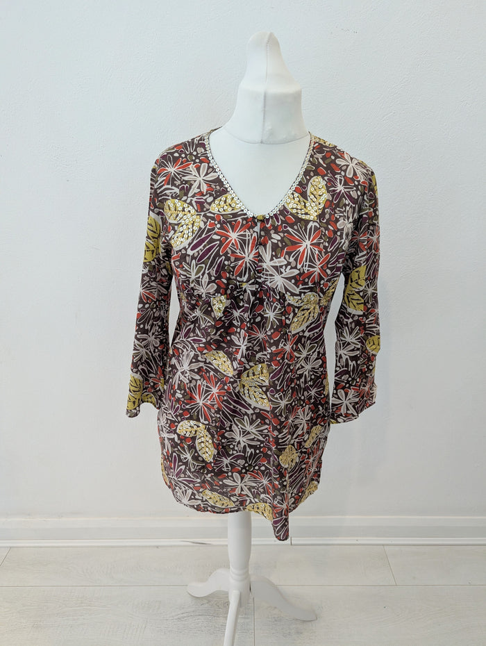 Hobbs Sequin Mix Kaftan 12