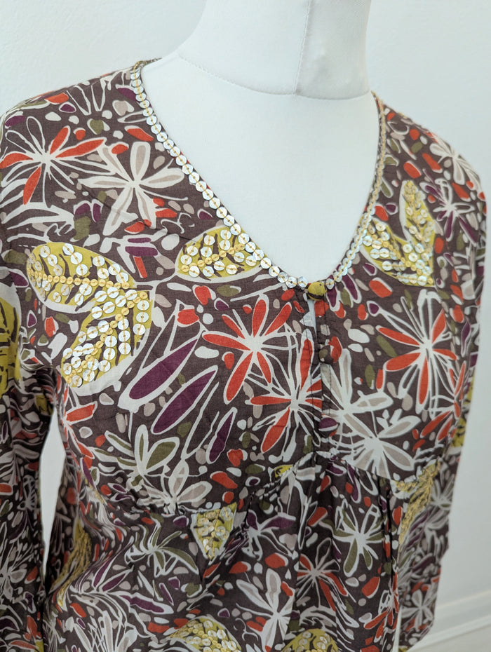 Hobbs Sequin Mix Kaftan 12
