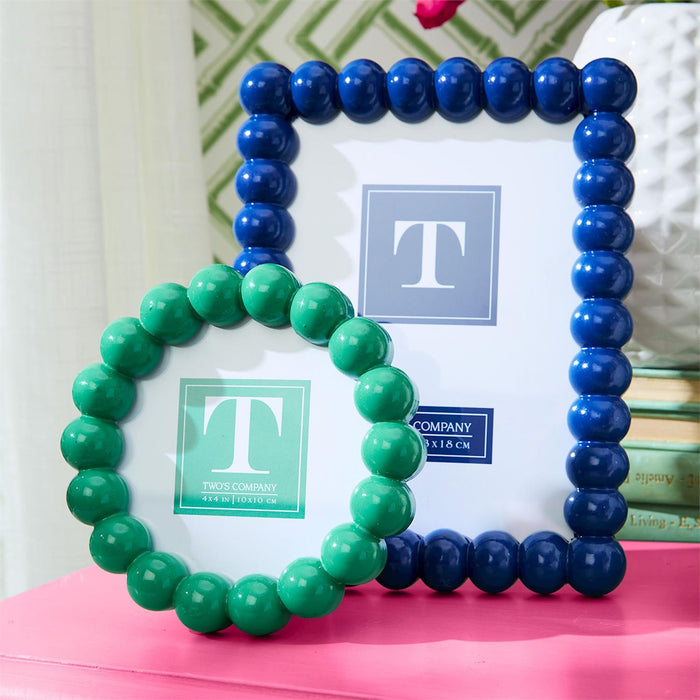 Hobnail 4x4 Round Photo Frame (Multiple Colors Available)