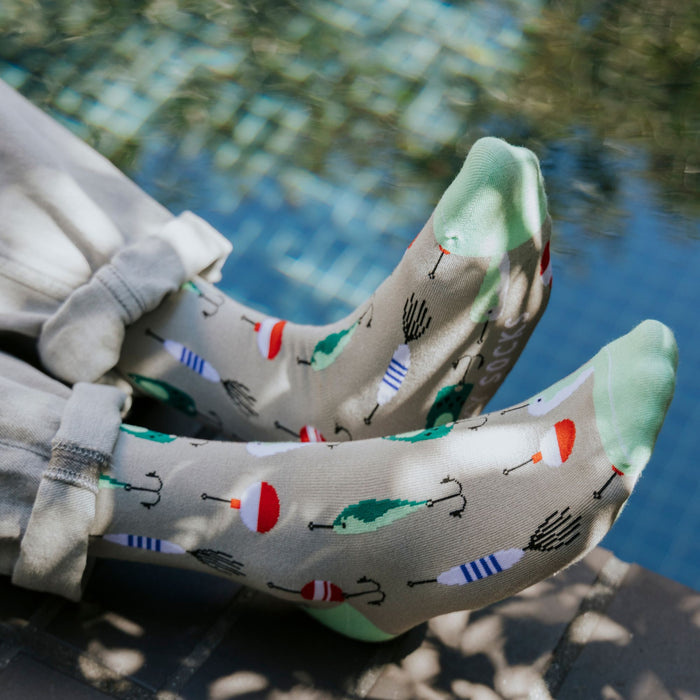 Hooked Cotton Socks