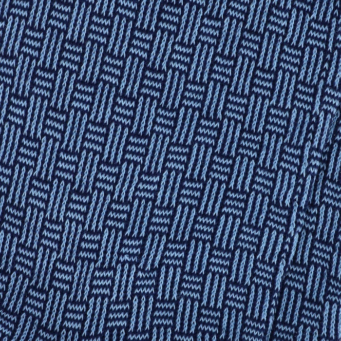 Classic Navy with Sky Blue Hatch Cross