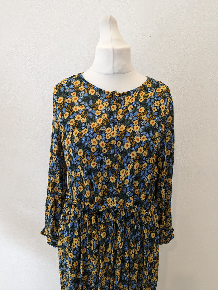 Hush Yellow Floral Maxi Size 12