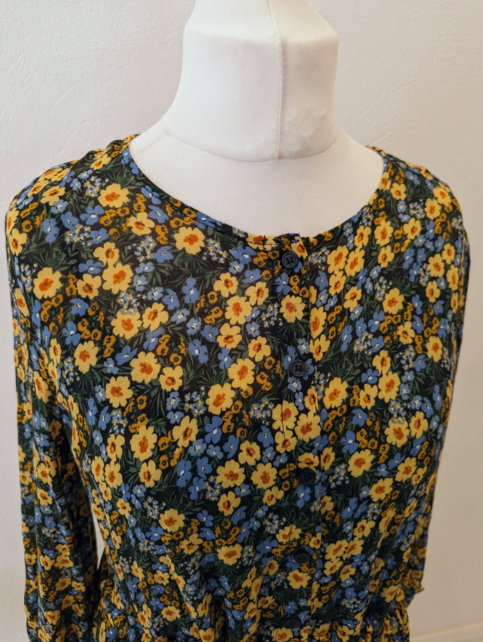 Hush Yellow Floral Maxi Size 12