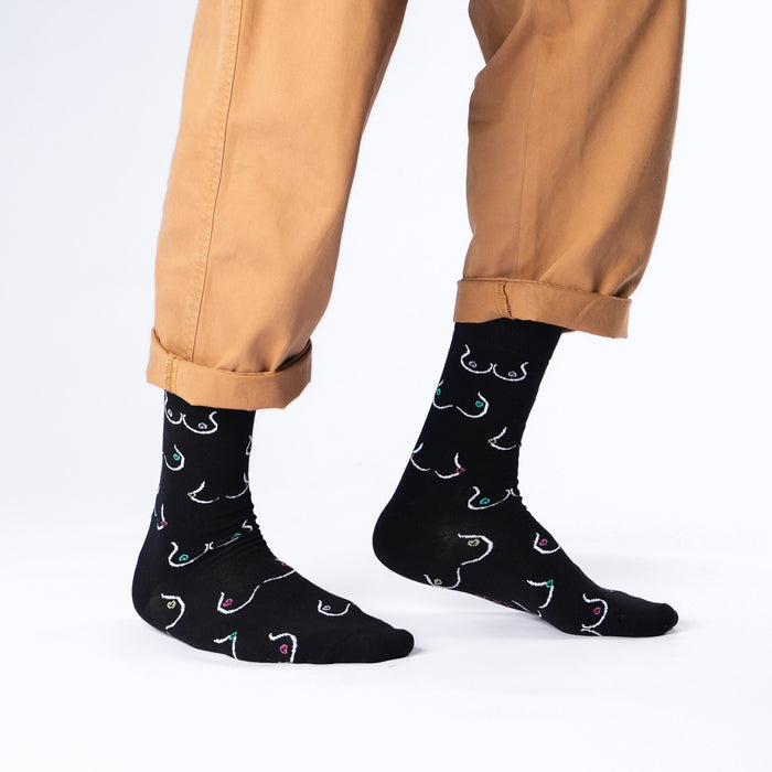 I <3 Boobs Bamboo Socks