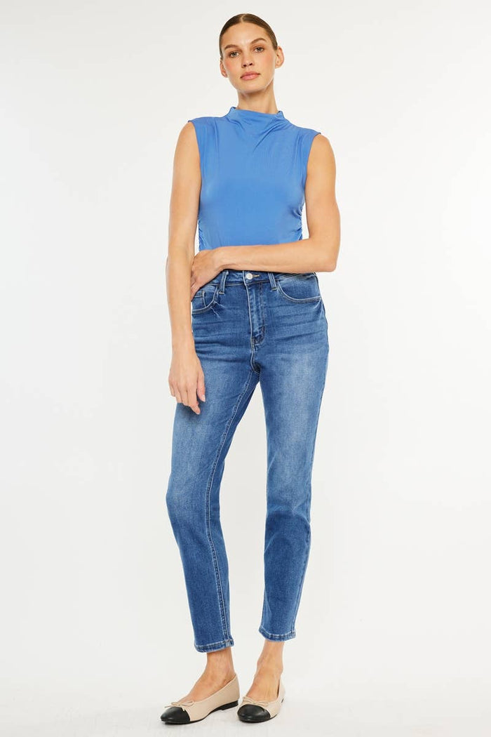 Jasper High Rise Slim-Straight Kancan Jeans