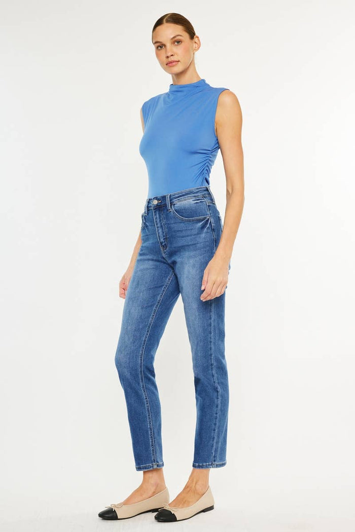 Jasper High Rise Slim-Straight Kancan Jeans