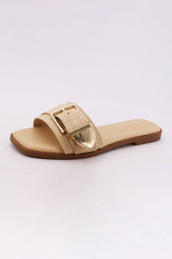 Jessica Natural Raffia Sandals