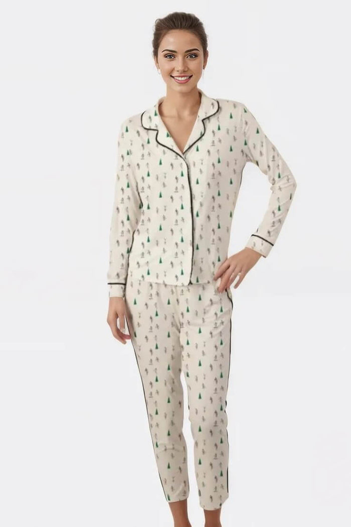 Aspen Dream Jolene Skiers Long Pj Set