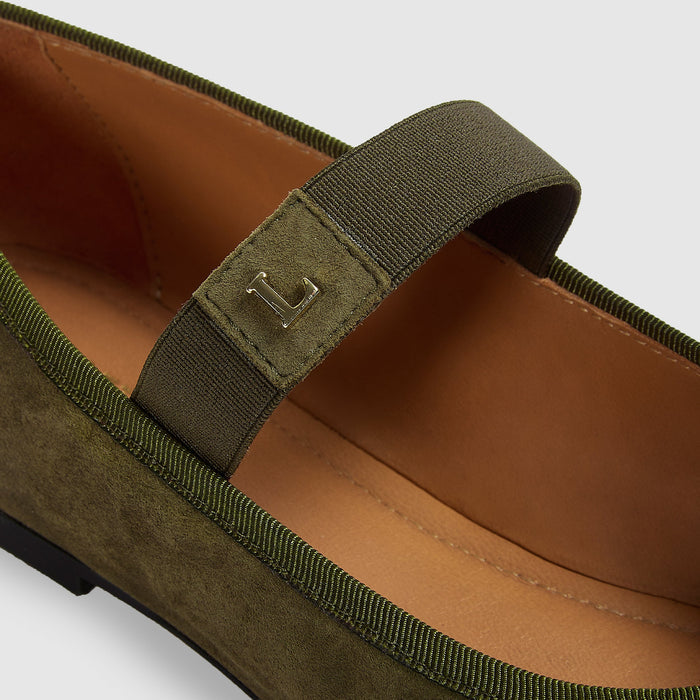 Juna Ballet Flats - Olive