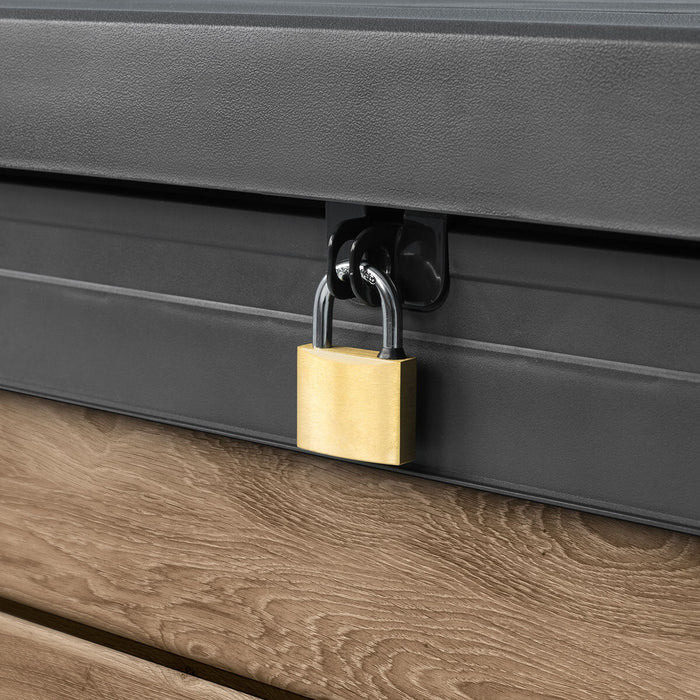 Keter Ashwood 227 Litre (60 Gallon) Storage Bench