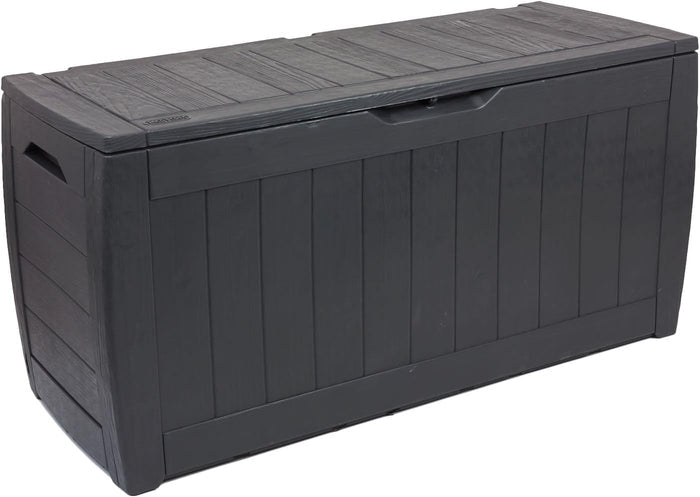 Keter Chalet-Jardin 12 Hollywood Garden Storage Chest Charcoal Grey 270 L