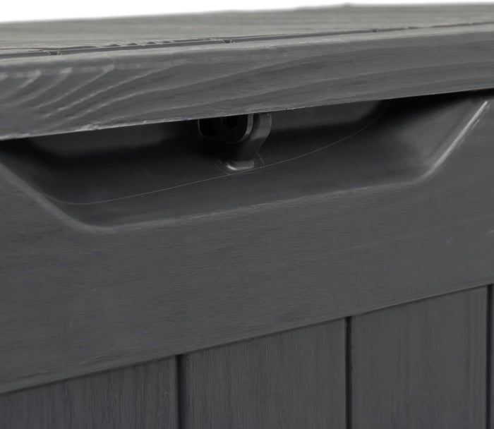 Keter Chalet-Jardin 12 Hollywood Garden Storage Chest Charcoal Grey 270 L
