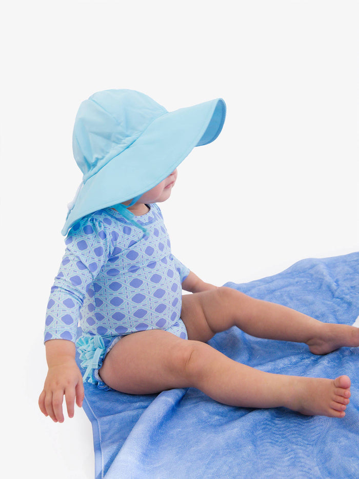 Kids Blue Breeze Sun Protective Hat
