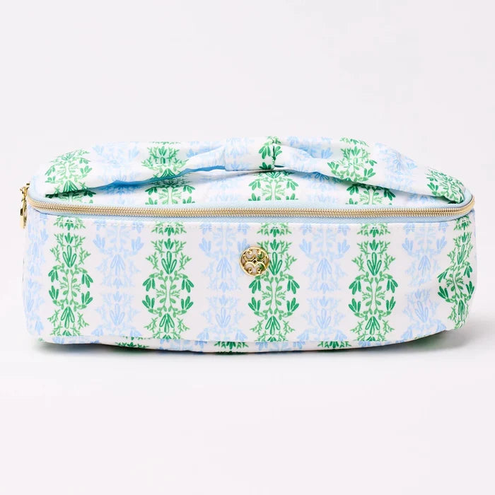 Kiss & Makeup Mini Cosmetic Bag - Heirloom Vine