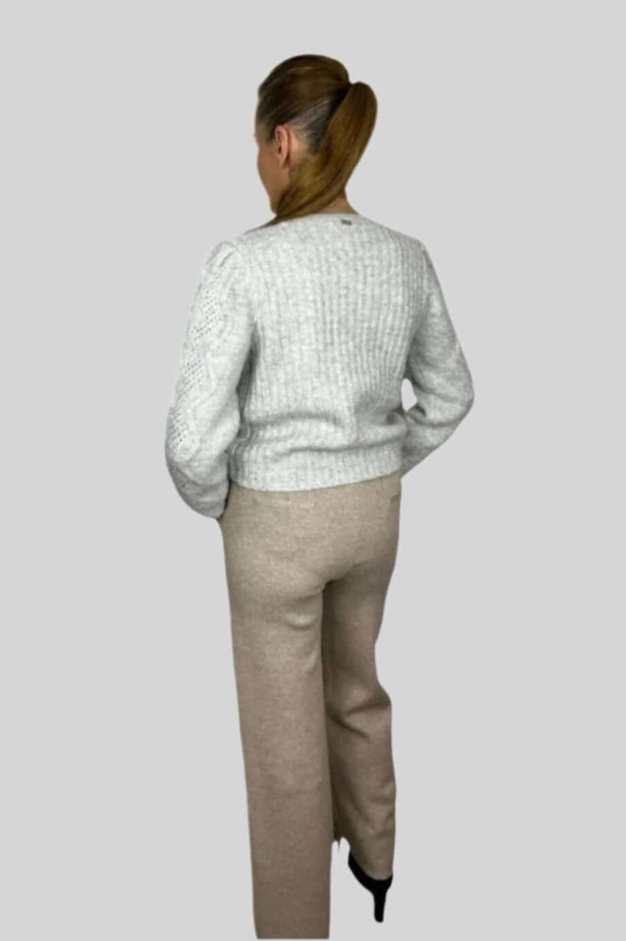 PHO Knit Cardigan in Grey