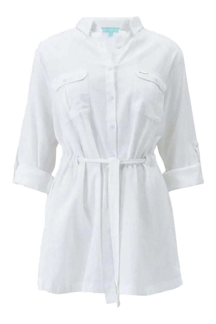 Melissa Odabash Lacey Cover Up in White