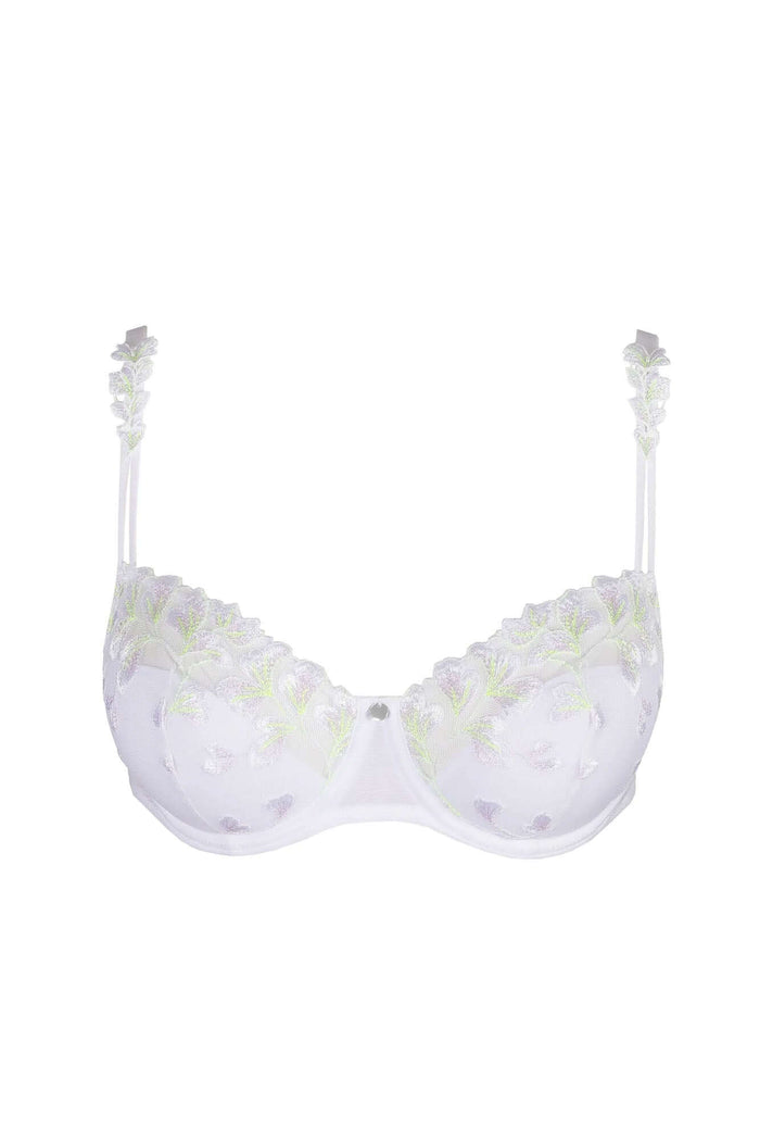 Leda Balcony Bra in White
