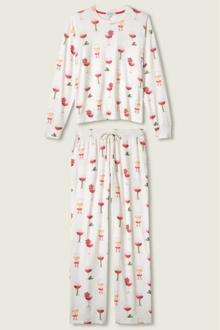 PJ Salvage Lets Get Toasty Long Pajama Set