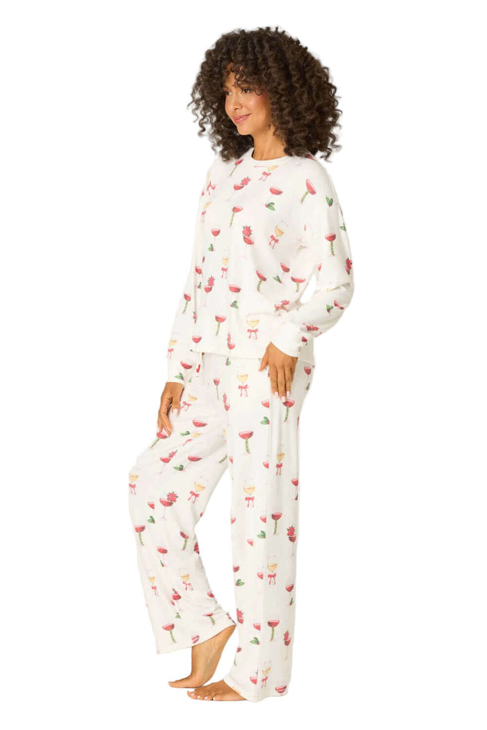 PJ Salvage Lets Get Toasty Long Pajama Set