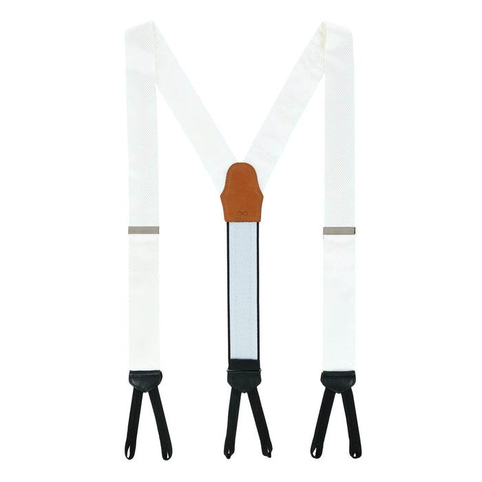 Leyton Diagonal Lined Tone on Tone Silk Formal Braces