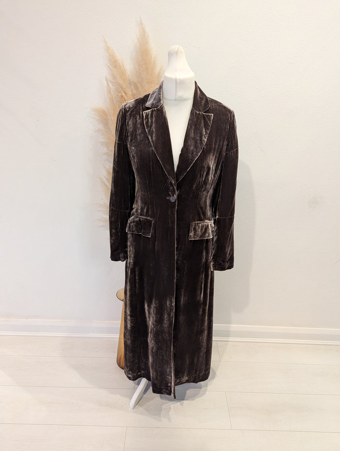 Light Brown Velvet Jacket 10/12